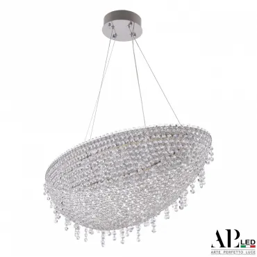 Люстра светодиодная хрустальная SH508.0.80.B.Ni.4000 APL LED