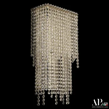 Бра светодиодные хрустальные SH500.B3.25-45.B.Gd.3000 APL LED