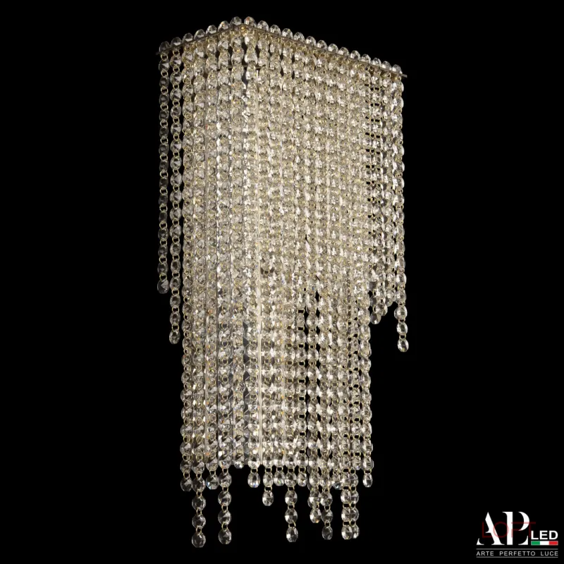 Бра светодиодные хрустальные SH500.B3.25-45.B.Gd.3000 APL LED Бра светодиодные хрустальные SH500.B3.25-45.B.Gd.3000 APL LED