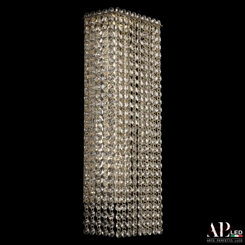 Бра светодиодные хрустальные SH500.B1.16-45.A.Gd.3000 APL LED Бра светодиодные хрустальные SH500.B1.16-45.A.Gd.3000 APL LED