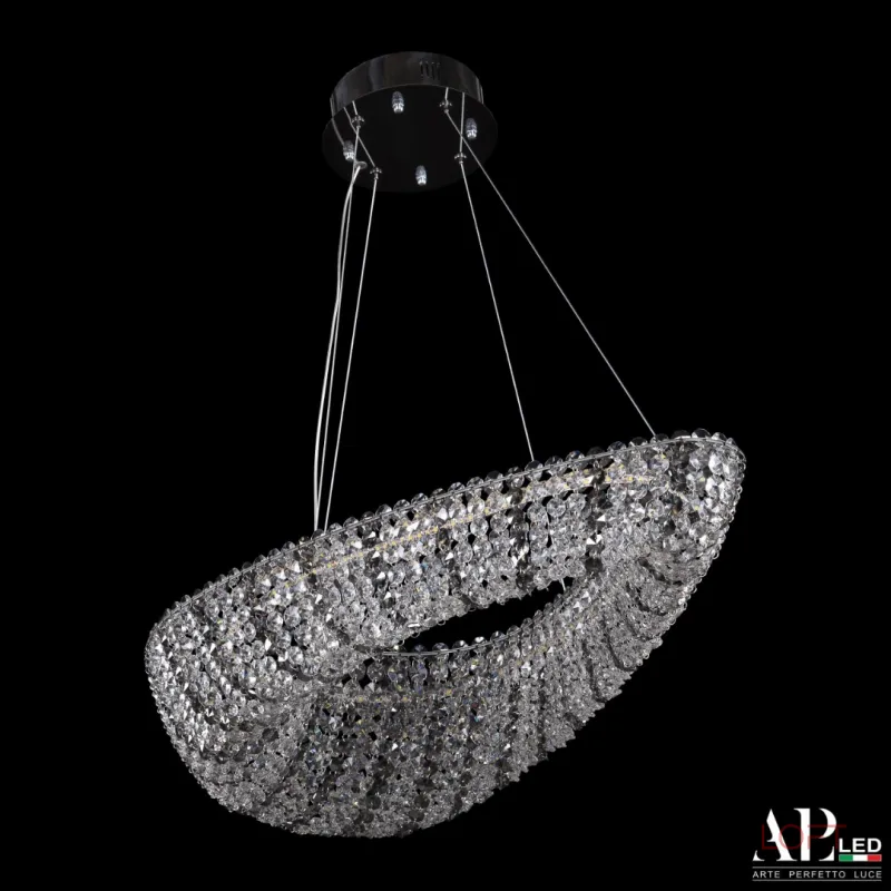 Подвесная люстра SH509.0.70.R.Ni.4000.Clear.731 APL LED Подвесная люстра SH509.0.70.R.Ni.4000.Clear.731 APL LED