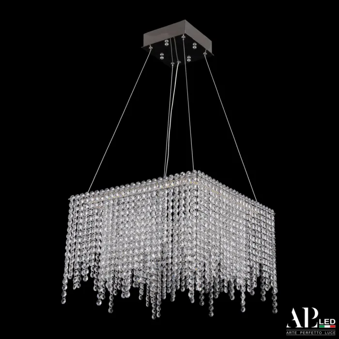 Люстра светодиодная хрустальная SH04.42.B.Ni.4000 APL LED от ImperiumLoft
