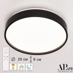 Светильник потолочный APL LED Toscana PRO 3315.XM302-2-267/12W Black