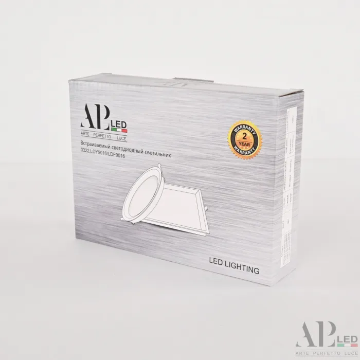 Светильник встраиваемый светодиодный 3322.LDF9016/9W/6K APL LED от ImperiumLoft