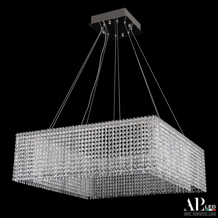 Люстра светодиодная хрустальная SH04.71.A.Ni.4000 APL LED от ImperiumLoft
