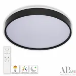 Светильник потолочный APL LED Toscana PRO 3315.XM302-2-328/18W Black