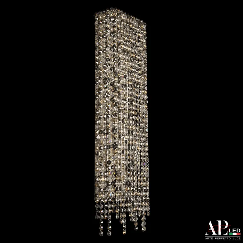 Бра светодиодные хрустальные SH500.B1.20-70.B.Ni.4000.Clear.801.731 APL LED Бра светодиодные хрустальные SH500.B1.20-70.B.Ni.4000.Clear.801.731 APL LED