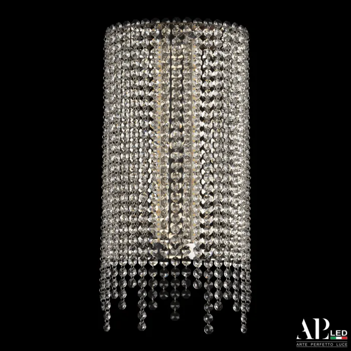 Бра светодиодные хрустальные SH500.B5.25-45.B.Ni.4000 APL LED от ImperiumLoft