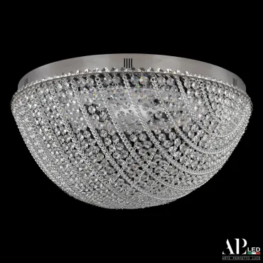 Люстра светодиодная хрустальная с пультом SH501.2.50.M.LED-DIM.Ni APL LED Люстра светодиодная хрустальная с пультом SH501.2.50.M.LED-DIM.Ni APL LED