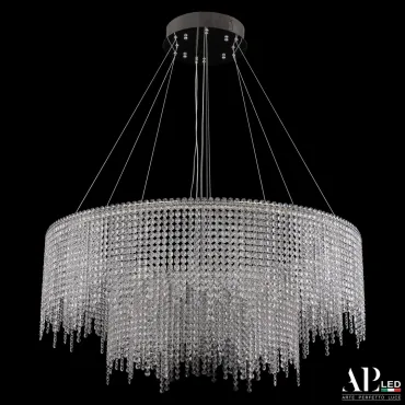 Люстра светодиодная хрустальная SH02.93.2D.B.Ni.4000 APL LED