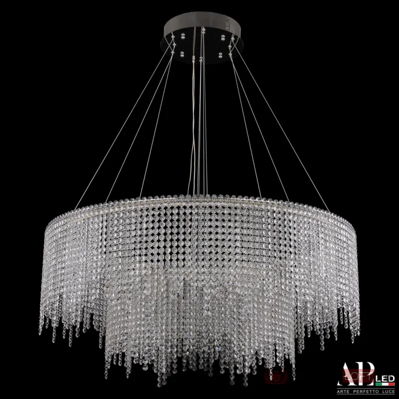 Люстра светодиодная хрустальная SH02.93.2D.B.Ni.4000 APL LED от ImperiumLoft