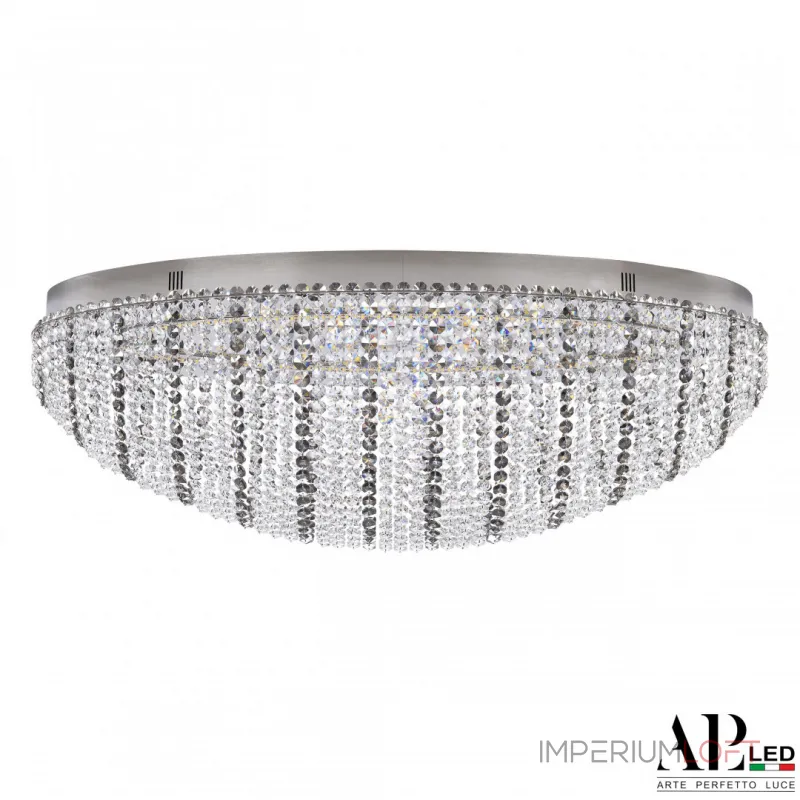 Люстра светодиодная хрустальная SH508.2.80.R.Ni.4000.Clear.731 APL LED Люстра светодиодная хрустальная SH508.2.80.R.Ni.4000.Clear.731 APL LED