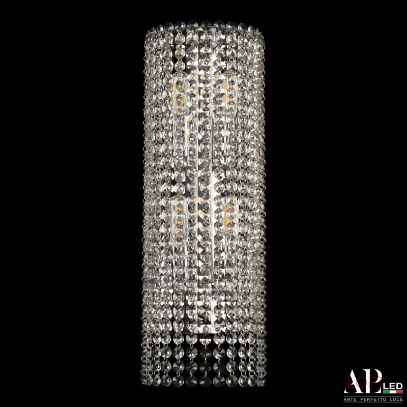 Бра хрустальный каскад SH500.B5.16-45.A.Ni.E14 APL LED Бра хрустальный каскад SH500.B5.16-45.A.Ni.E14 APL LED
