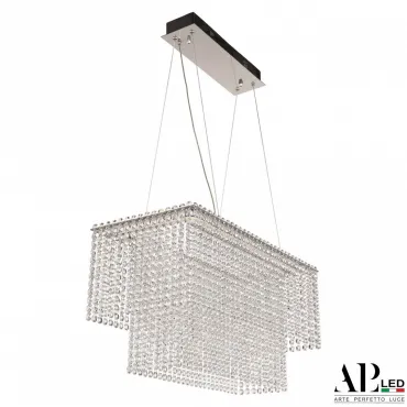 Люстра светодиодная хрустальная SH05.57.C.Ni.4000 APL LED