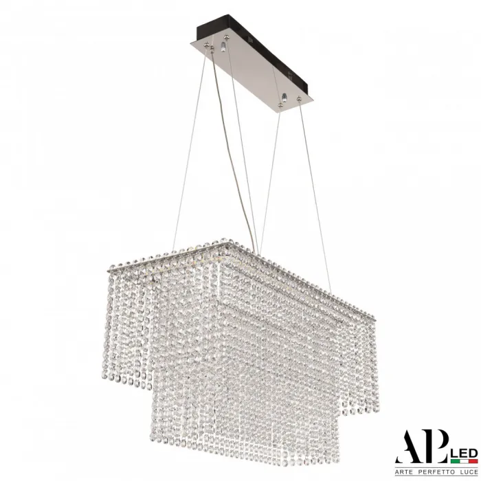 Люстра светодиодная хрустальная SH05.57.C.Ni.4000 APL LED от ImperiumLoft