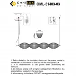 Люстра подвесная Omnilux Paglio OML-51403-04 от ImperiumLoft