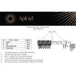 Подвесная люстра Aployt Lorenzo APL.798.13.10