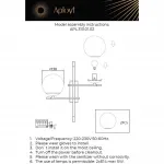 Светильник настенный Aployt Kristina APL.313.01.02 от ImperiumLoft