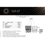 Подвесная люстра Aployt Lorenzo APL.798.03.10
