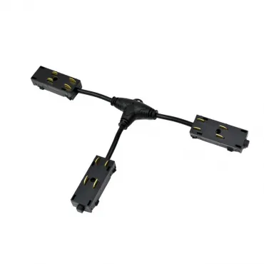 Трековый коннектор питания Т-образный Magnetic track 220 Aployt APL.0280.00.04