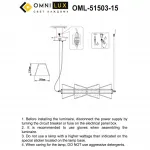 Люстра подвесная Omnilux Casargo OML-51503-15 от ImperiumLoft