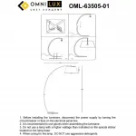Торшер Omnilux Filottrano OML-63505-01