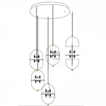 Подвесная люстра Aployt Ludovica APL.860.06.30