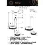 Подвесная люстра Aployt Arianna APL.793.03.60