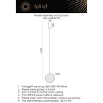 Подвесной светильник Aployt Yulali APL.048.06.07