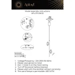Подвесной светильник Aployt Tereze APL.074.06.02