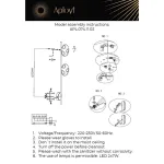 Настенный светильник Aployt Tereze APL.074.11.02
