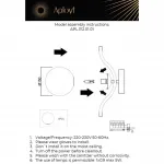 Светильник настенный Aployt Jagna APL.312.01.01 от ImperiumLoft