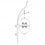 Светильник настенный Aployt Ludovica APL.860.01.06 от ImperiumLoft