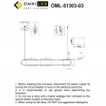 Люстра подвесная Omnilux Narro OML-51303-03 от ImperiumLoft