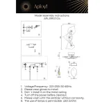 Настенный светильник Aployt Fifi APL.095.01.24