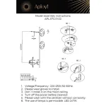 Настенный светильник Aployt Tereze APL.074.01.02
