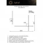 Светильник настенный Aployt Beatris APL.056.01.12 от ImperiumLoft