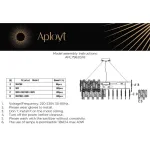 Подвесная люстра Aployt Lorenzo APL.798.03.18