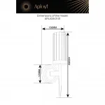 Светильник настенный Aployt Klaris APL.626.01.01