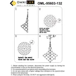Люстра подвесная Omnilux Ovindoli OML-95603-132