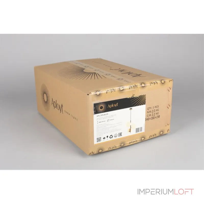 Светильник подвесной Aployt Kristina APL.313.06.03 от ImperiumLoft