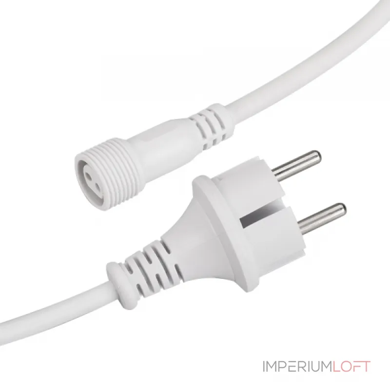 Arlight Шнур питания ARD-CLASSIC-ICEFALL-1.5M White 230В Ardecoled Закрытый 026106