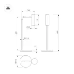 Arlight Светильник SP-VERDI-TAB-3Вт Warm3000 WH 20 deg 230В IP20 051668