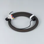 Лента герметичная MOONLIGHT-BLACK-SIDE-G280-D25mm 24В RGB 360deg 14.4 В/м IP65 1м Arlight 047199