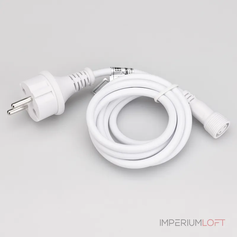 Arlight Шнур питания ARD-CLASSIC-ICEFALL-1.5M White 230В Ardecoled Закрытый 026106