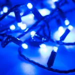Arlight Светодиодная гирлянда ARD-STRING-CLASSIC-10000-BLACK-100LED-STD BLUE 230В 7Вт Ardecoled IP65 025802