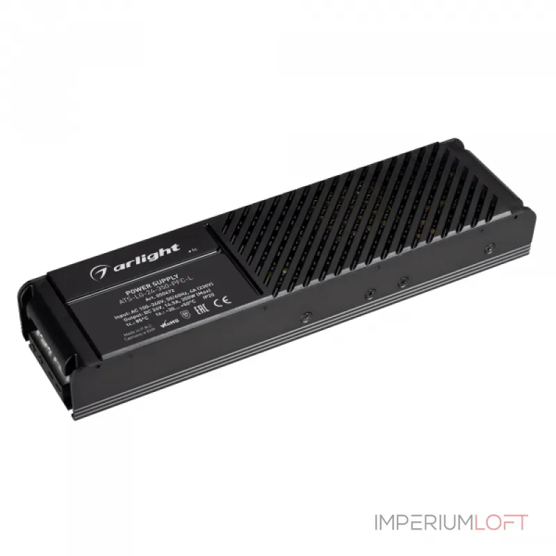 Arlight Блок питания ATS-LG-24-350-PFC-L 24В 14.5A 350Вт IP20 Сетка 050472 Arlight Блок питания ATS-LG-24-350-PFC-L 24В 14.5A 350Вт IP20 Сетка 050472