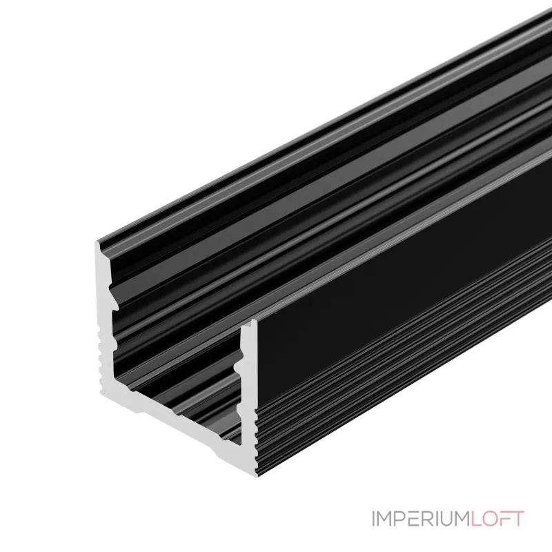 Arlight Профиль SL-SLIM-H13M-2000 BLACK Алюминий 032997