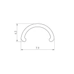 Arlight Экран ARH-ROUND-D8-2000 Round Opal 036326