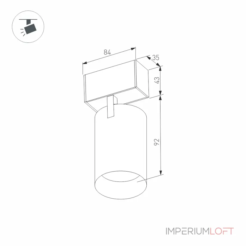 Arlight Светильник MAG-SPOT-45-R85-7Вт Day4000 WH 24 deg 24В DALI IP20 046585 Arlight Светильник MAG-SPOT-45-R85-7Вт Day4000 WH 24 deg 24В DALI IP20 046585